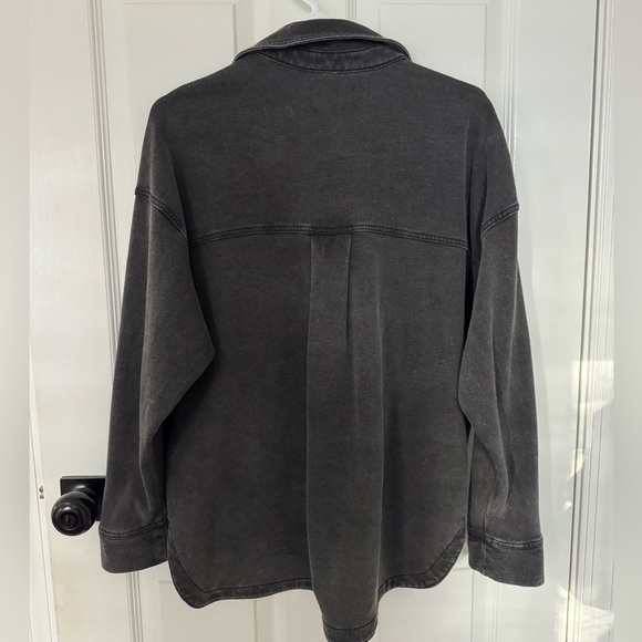 Z Supply All Day Knit Denim Vintage Black XSmall - Picture 4 of 5